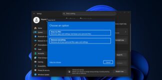 Windows 11 Reset and Recovery features broken