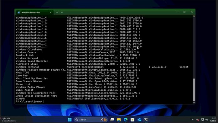 Clipping app for Windows 11 Terminal