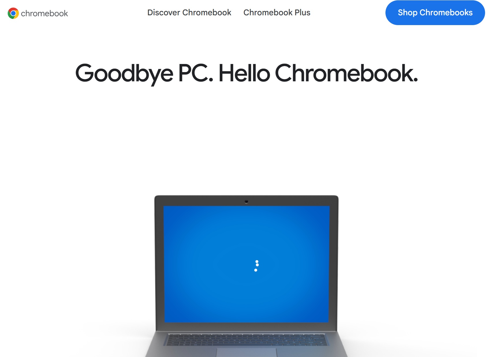 Anti Windows 10 ad by Google for Chromebook