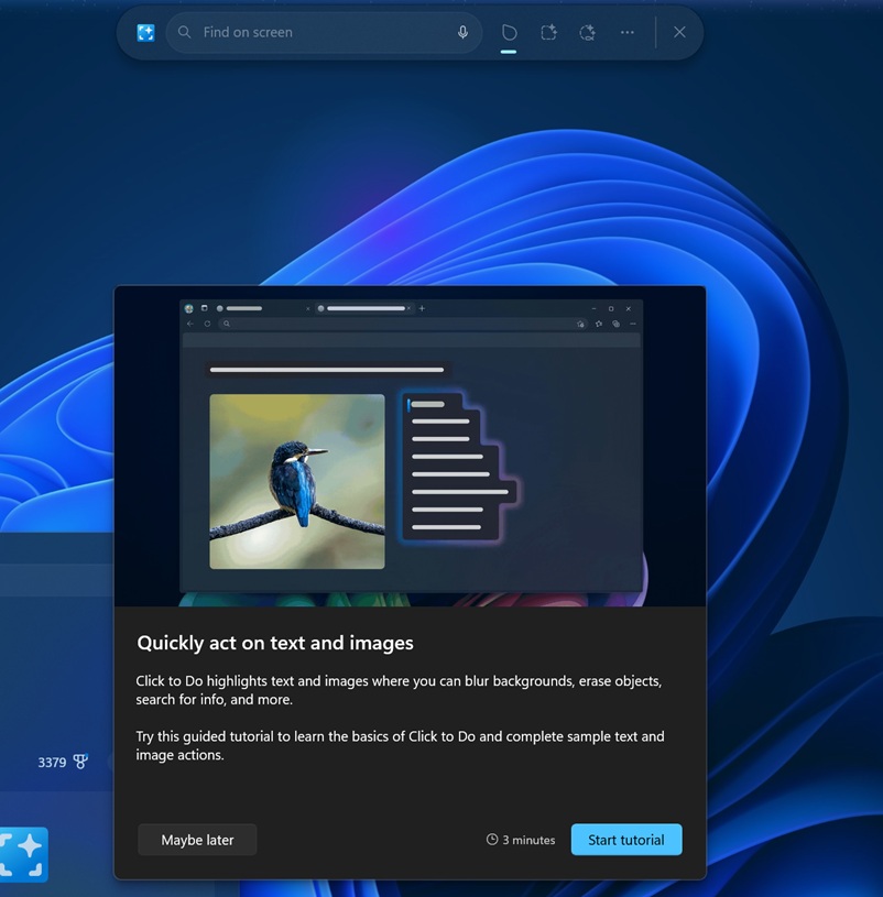 Click to Do in Windows 11 Windows 11 KB5065426