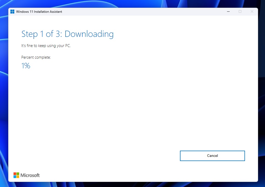 Installing Windows 11 25H2 update