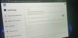 LinkedIn AI training on personal data