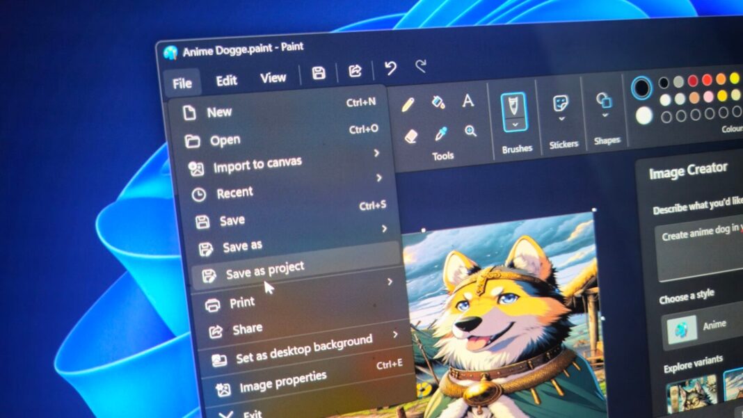Hands on with Windows 11 MS Paint's new Photoshop-like Project (.paint ...