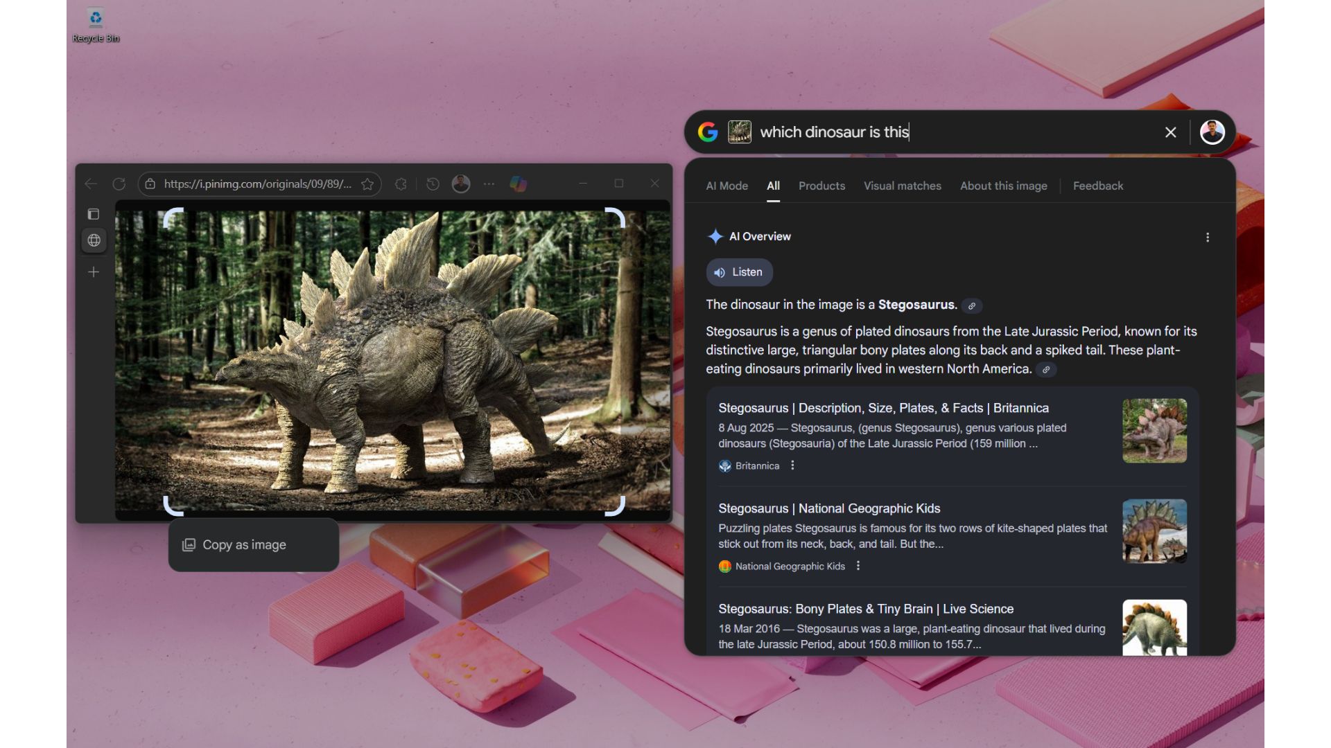 Google Lens on Windows