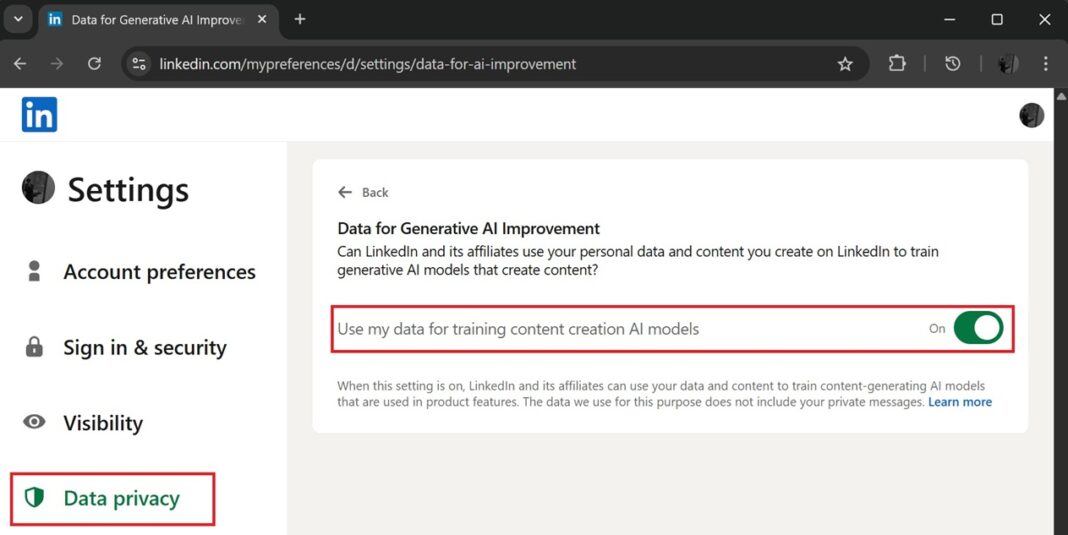 Microsoft's LinkedIn warns it will auto train AI models on your data ...
