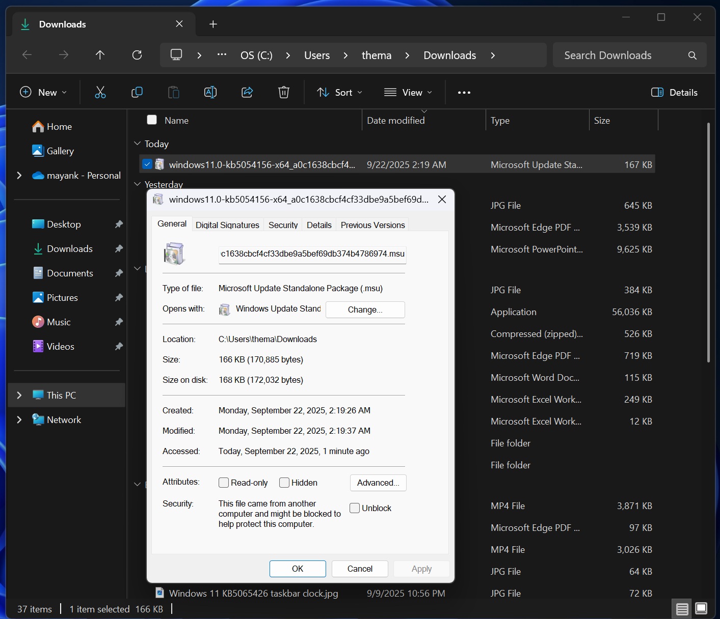 Windows 11 25H2 enablement package