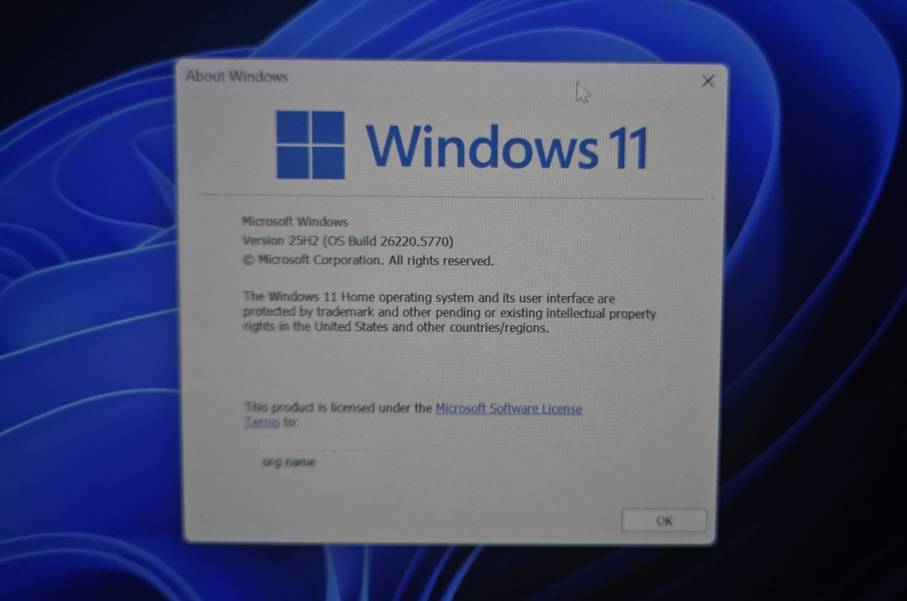 Windows 11 version 25H2