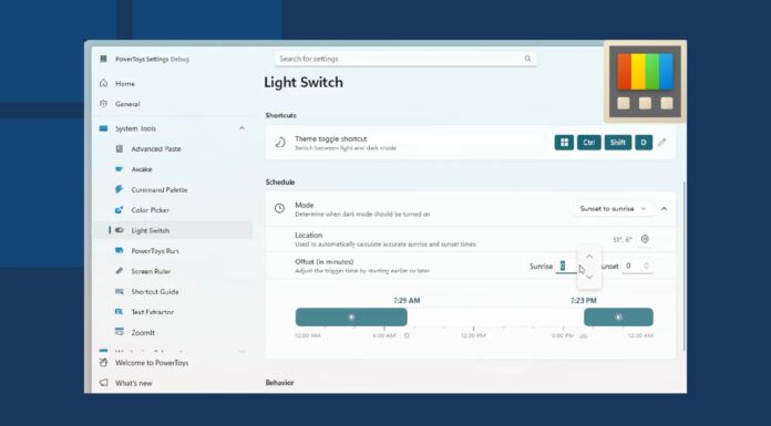 powertoys light switch