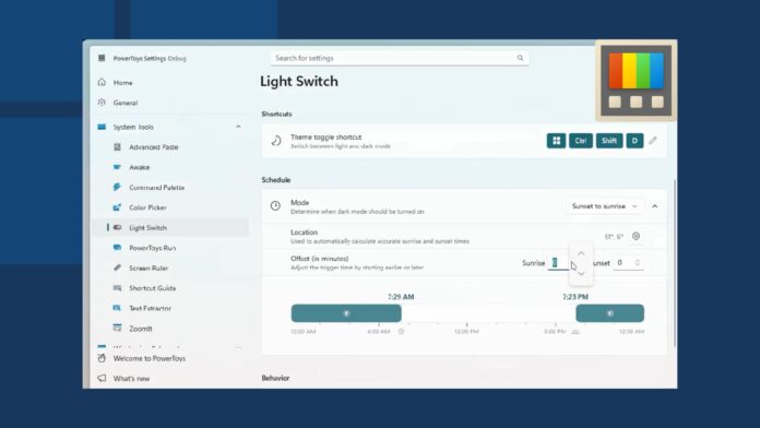 powertoys light switch