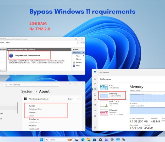 Can you still bypass Windows 11 requirements as Windows 10 hits EOL? We tested it Bypass Windows 11 requirements in Windows 10 PC with 2GB RAM and No TPM