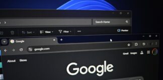 Chrome Mica dark mode in Windows 11