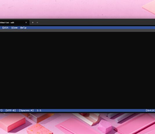 Edit CLI Editor for Windows 11