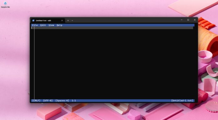 Edit CLI Editor for Windows 11