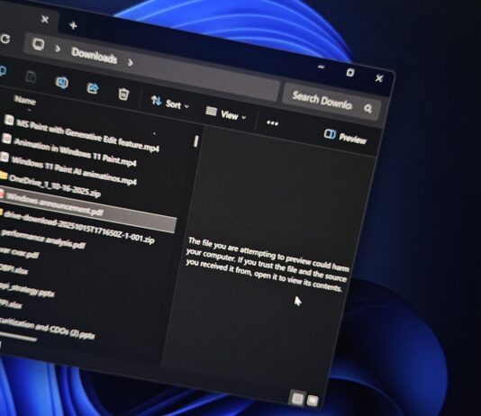 Microsoft admits File Explorer Preview pane won’t work in Windows 11 25H2 for internet files by default File Explorer Preview feature in Windows 11 25H2
