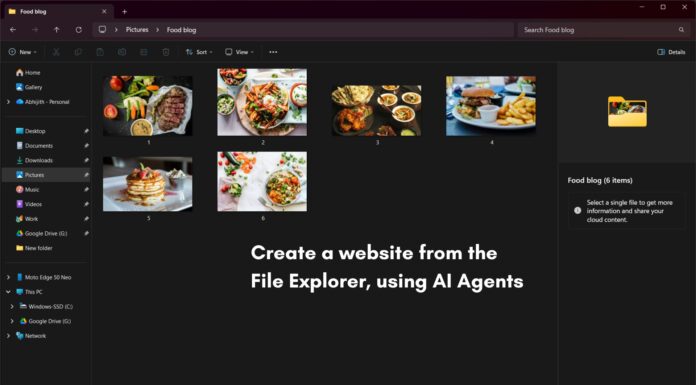File Explorer to get AI agents soon