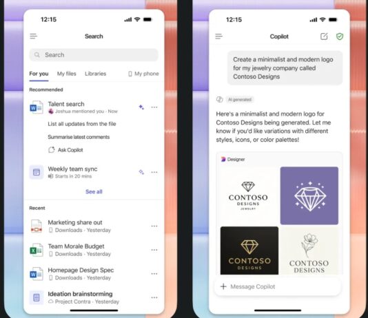Microsoft 365 Copilot app for mobile