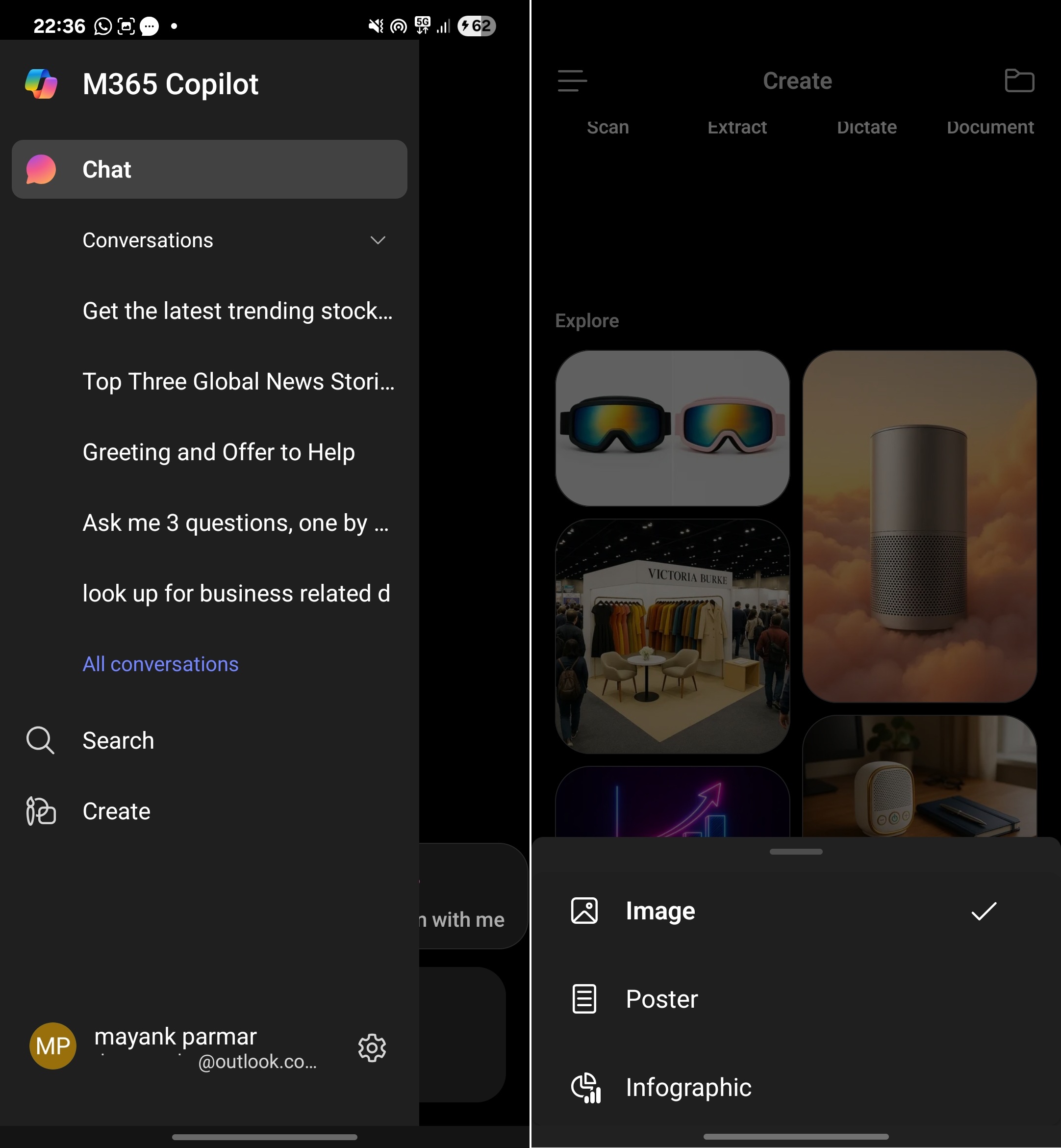 Microsoft 365 Copilot app