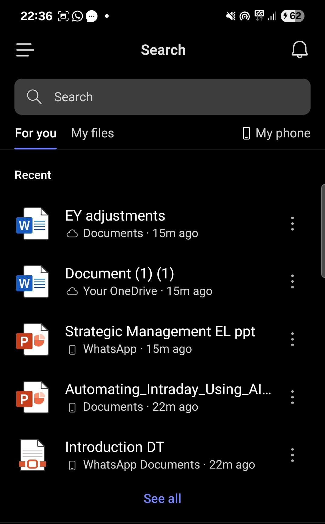 Microsoft 365 app