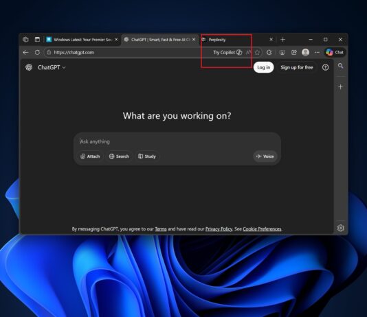 Microsoft Edge Copilot pop-up