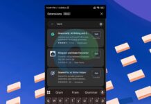 Microsoft Edge desktop extensions for mobile
