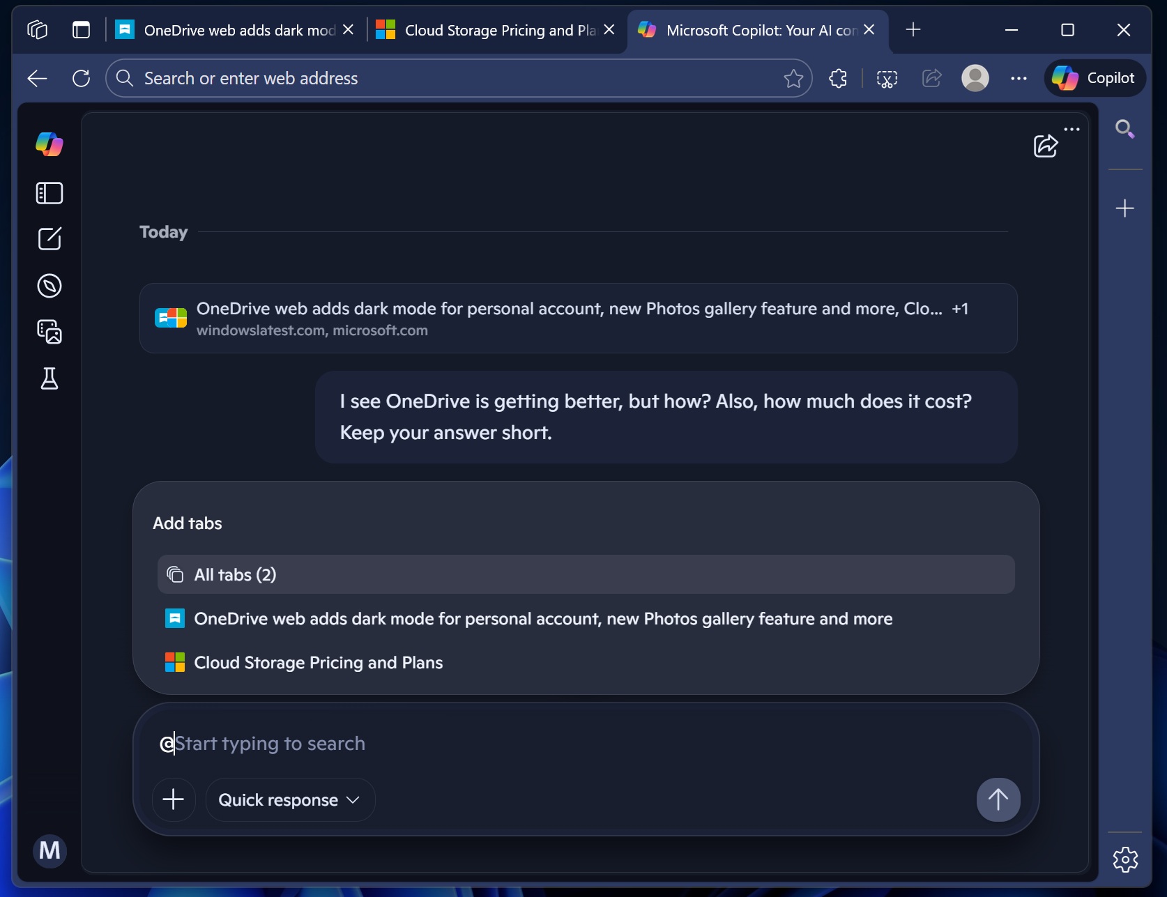 Tag tabs in Microsoft Edge