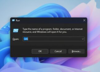 Windows 11 Run Dialog with dark mode