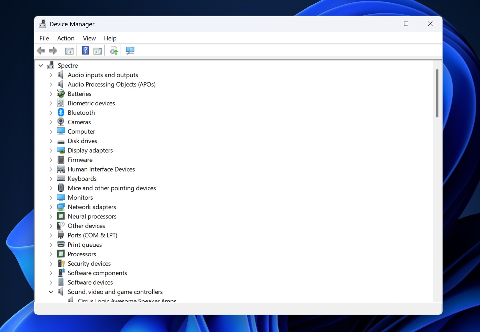 Windows 11 driver management