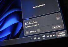 Windows 11 notification center