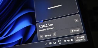Windows 11 notification center