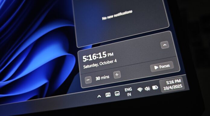 Windows 11 notification center