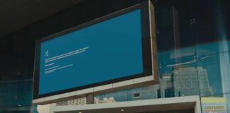 Windows BSOD ad by Apple