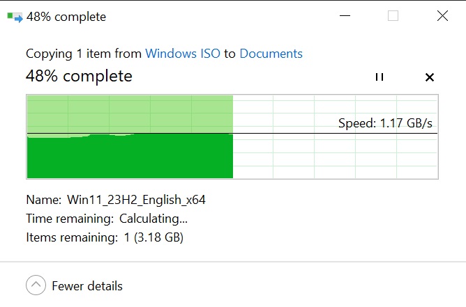 Windows light theme file transfer