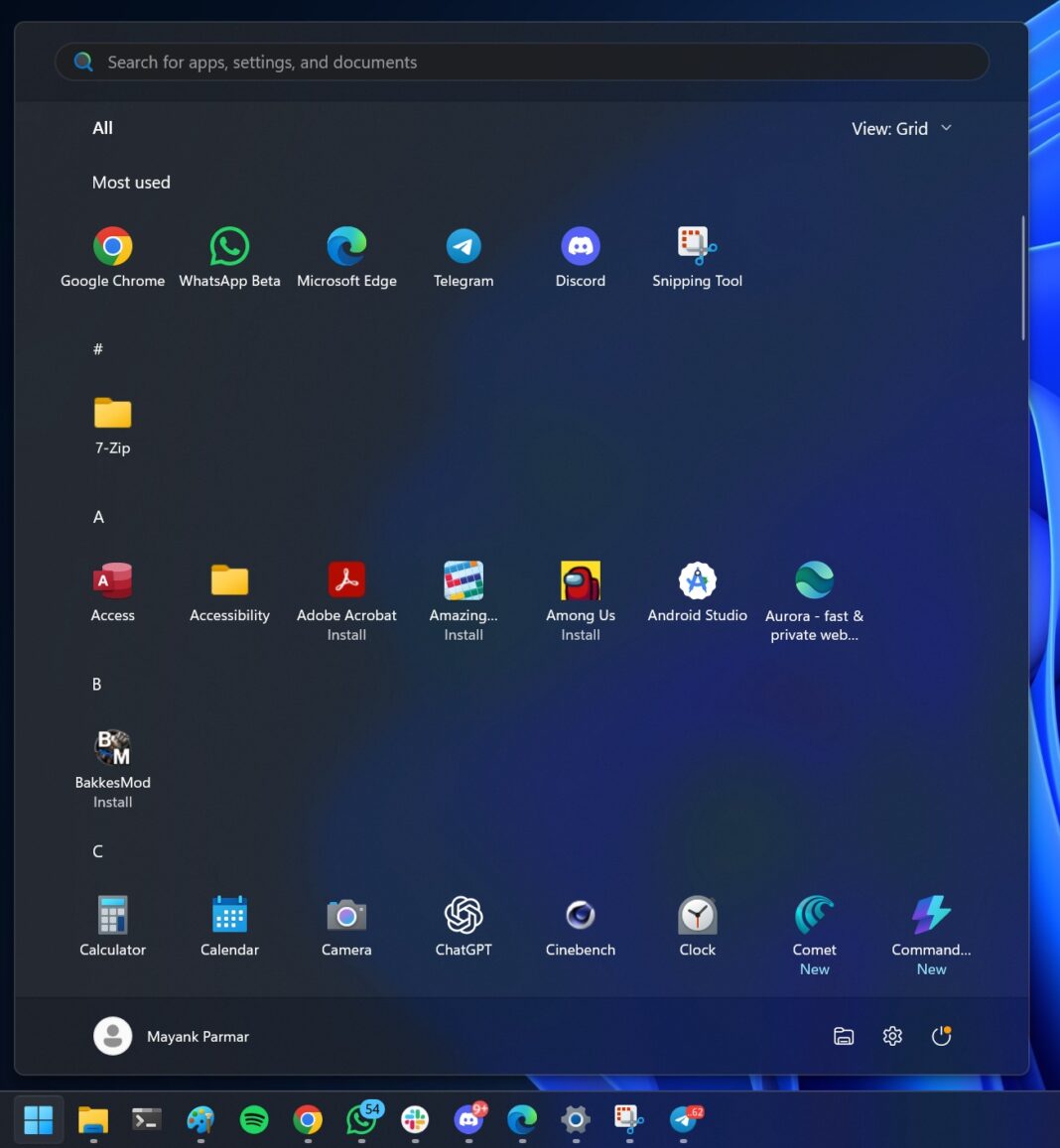 Windows 11's new Start menu with Categories layout begins showing up on ...