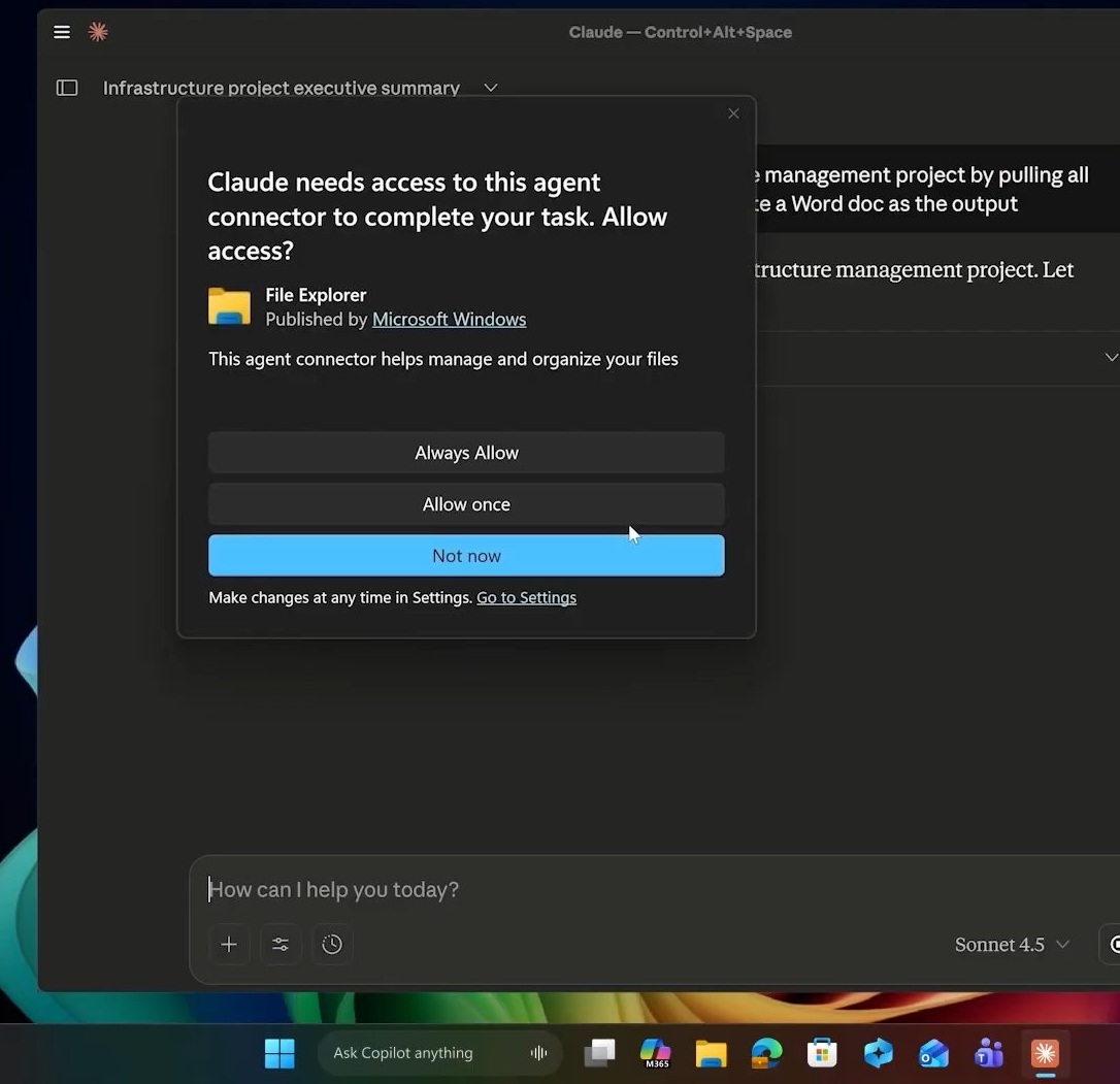 Claude File Explorer access