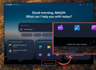 New Windows 11 Copilot ad accidentally shows AI fumbling a basic text size setting Copilot may make mistakes warning shown inside Copilot app