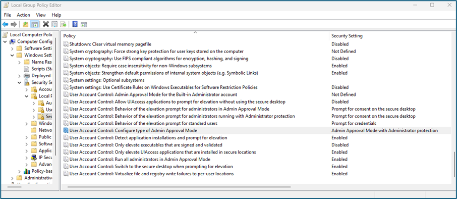 Enable Administrator Protection in Windows 11
