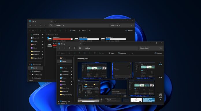 File Explorer on Windows 11