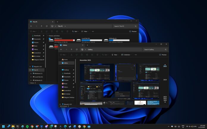 File Explorer on Windows 11