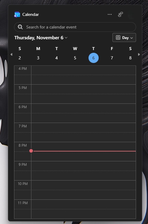 Microsoft 365 Calendar Companion on Windows 11