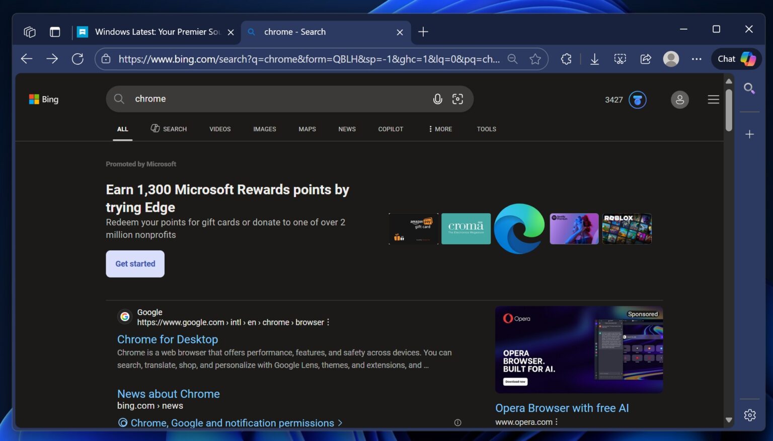 Download “Chrome” using Bing? Microsoft ‘bribes’ you to use Windows 11 ...