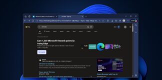 Microsoft Edge Bing ad