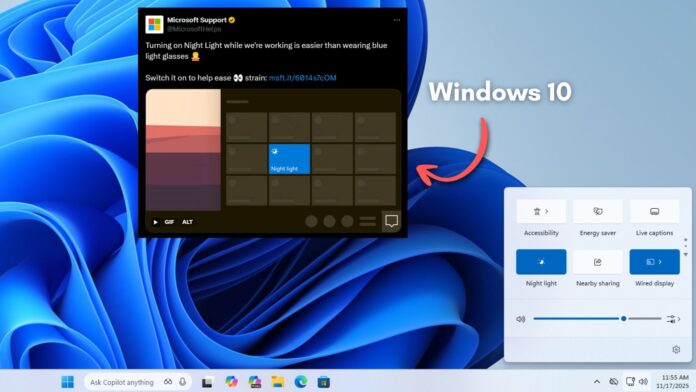 Microsoft Support page mistakenly posts Windows 10 UI to show Night Light feature Microsoft Support page mistakenly posts Windows 10 UI to show Night Light feature