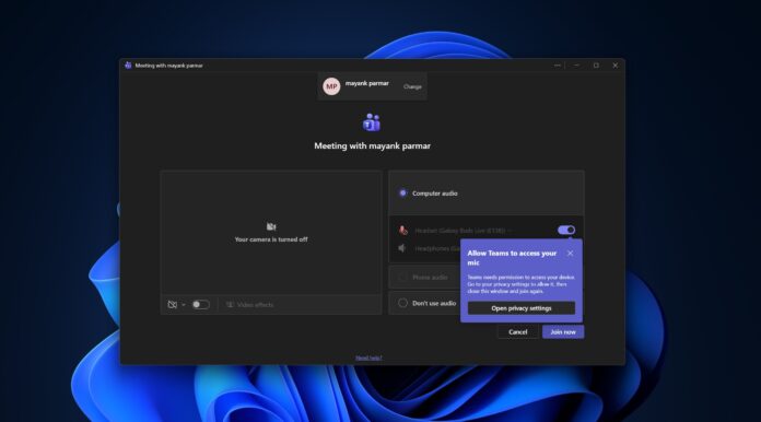 Microsoft Teams for Windows 11