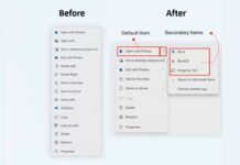 Microsoft admits Windows 11’s right-click menu is cluttered, confirms fix for WinUI apps New Split Context Menu in File Explorer for Windows 11