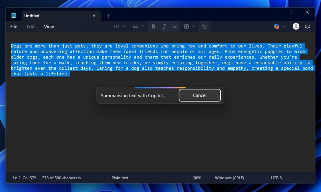 Microsoft is turning Windows 11's Notepad into a AI toy with “streaming ...
