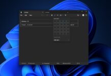 Notepad with table support on Windows 11