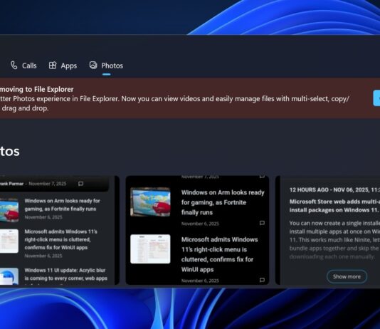 Windows 11 Phone Link app is losing “Photos” feature, Android gallery moving to File Explorer Phone Link app is losing Photos section