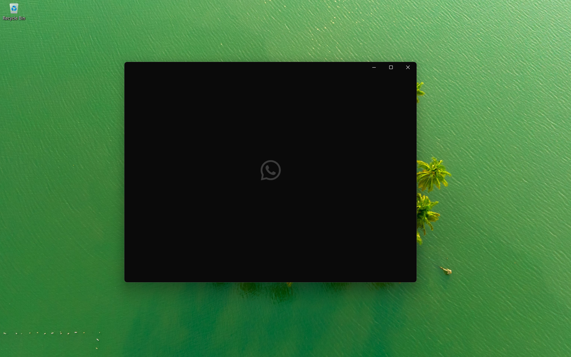 WhatsApp stuck in the loading screen