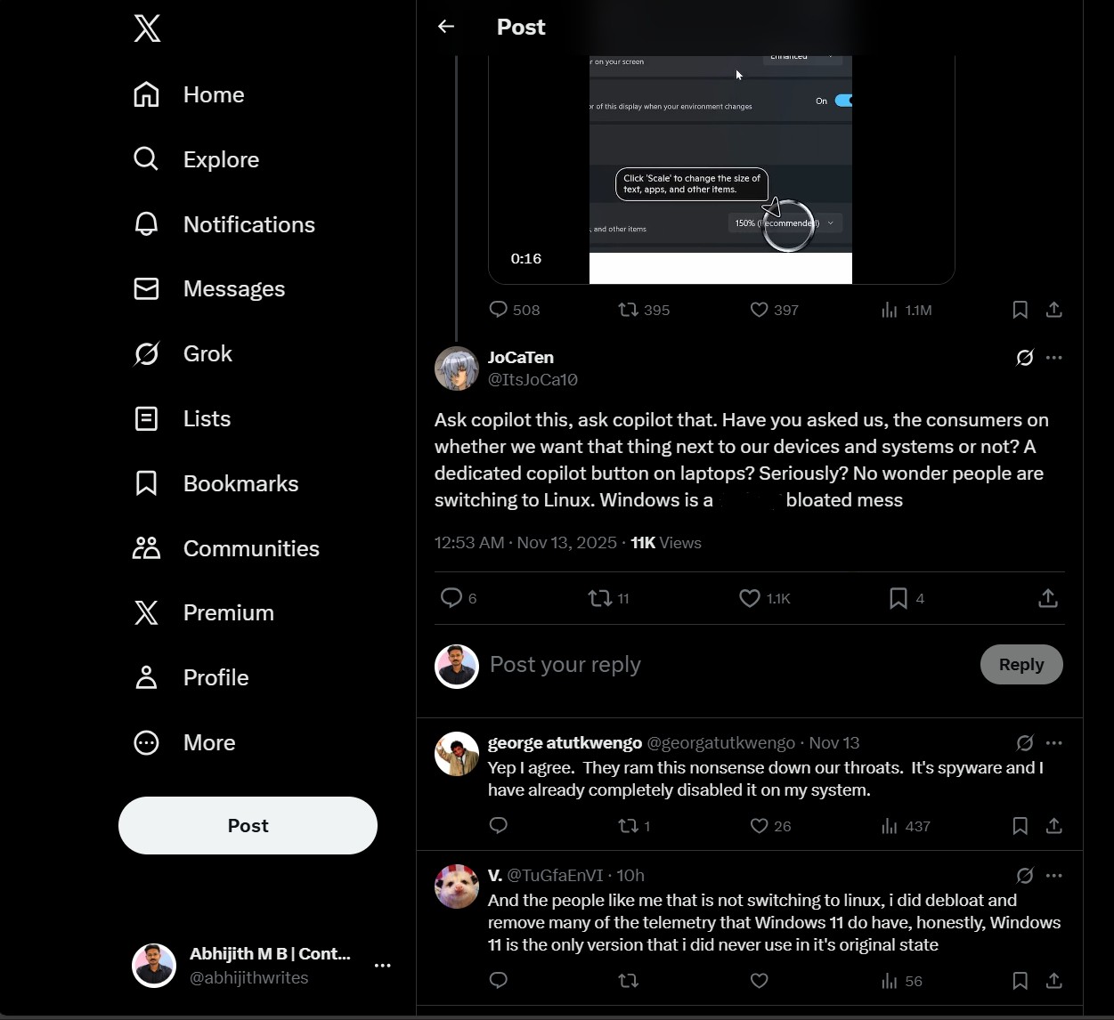User complaints about Copilot to a video campaign featuring Copilot