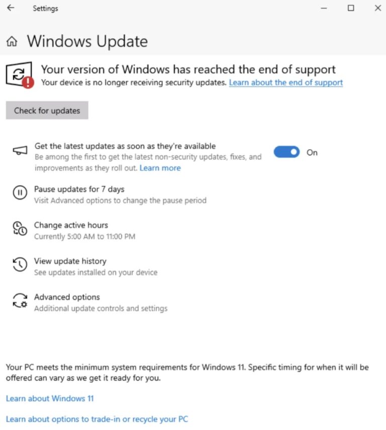 Microsoft wrongly tells supported Windows 10 PCs they’re out of support ...